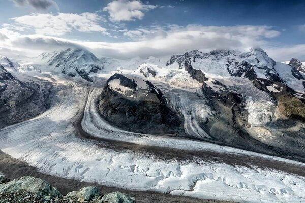 Montaña nieve frío heladas