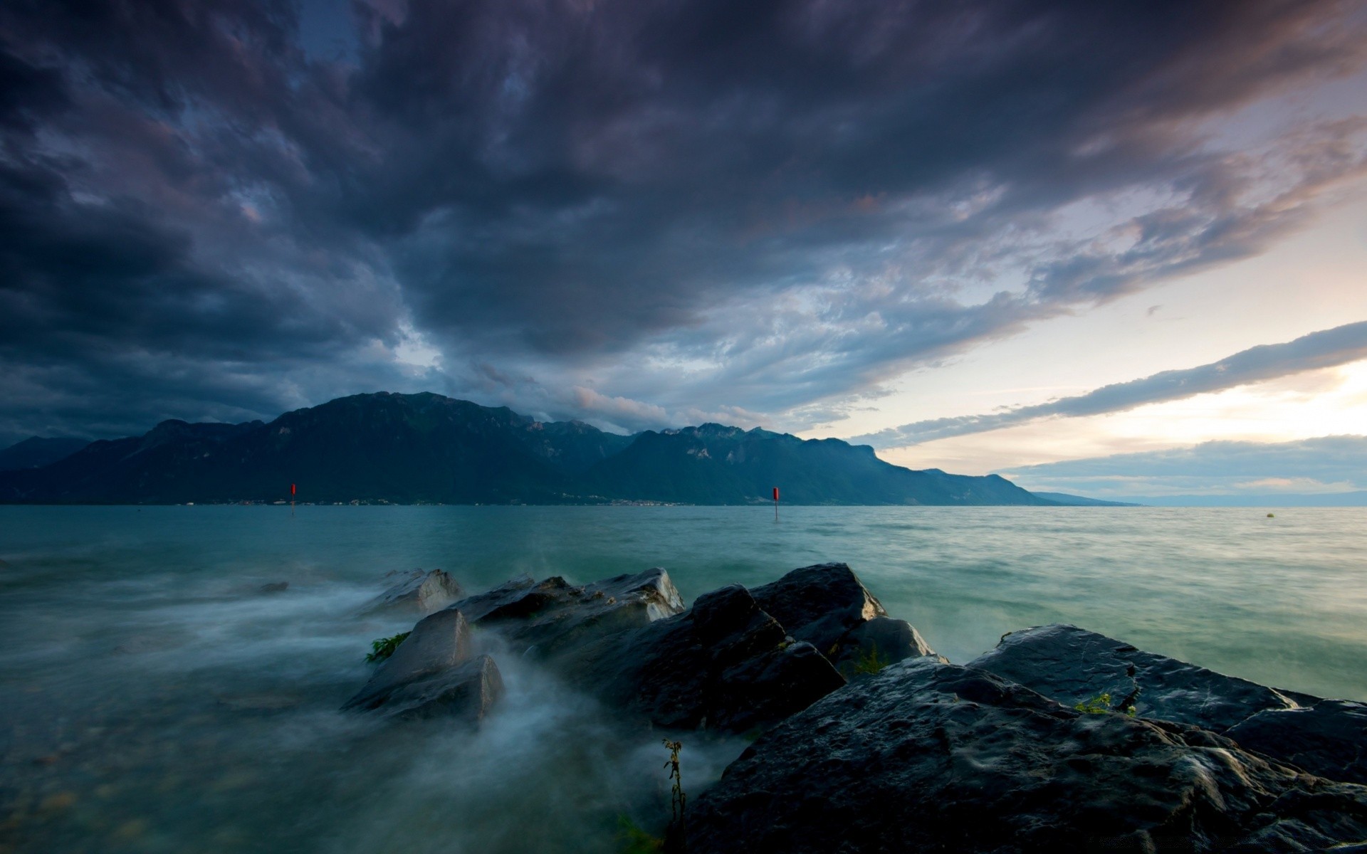 lake water beach sunset sea ocean seashore seascape dawn landscape sky travel dusk evening sun surf