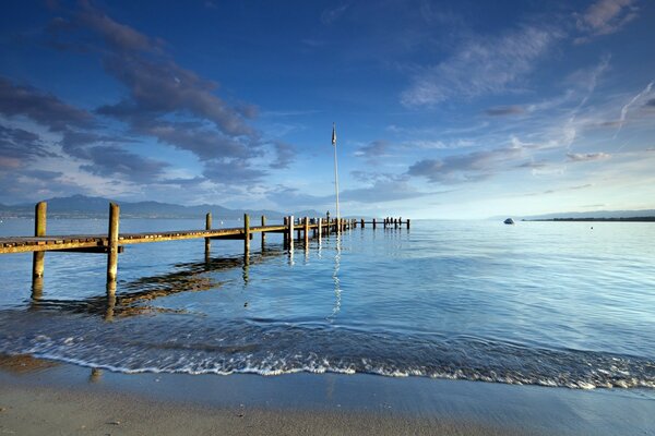 Landscape. Water. Horizon. Beach