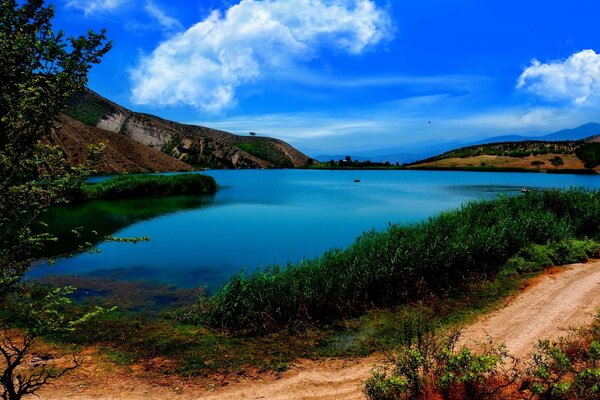 Paisaje acuático al aire libre