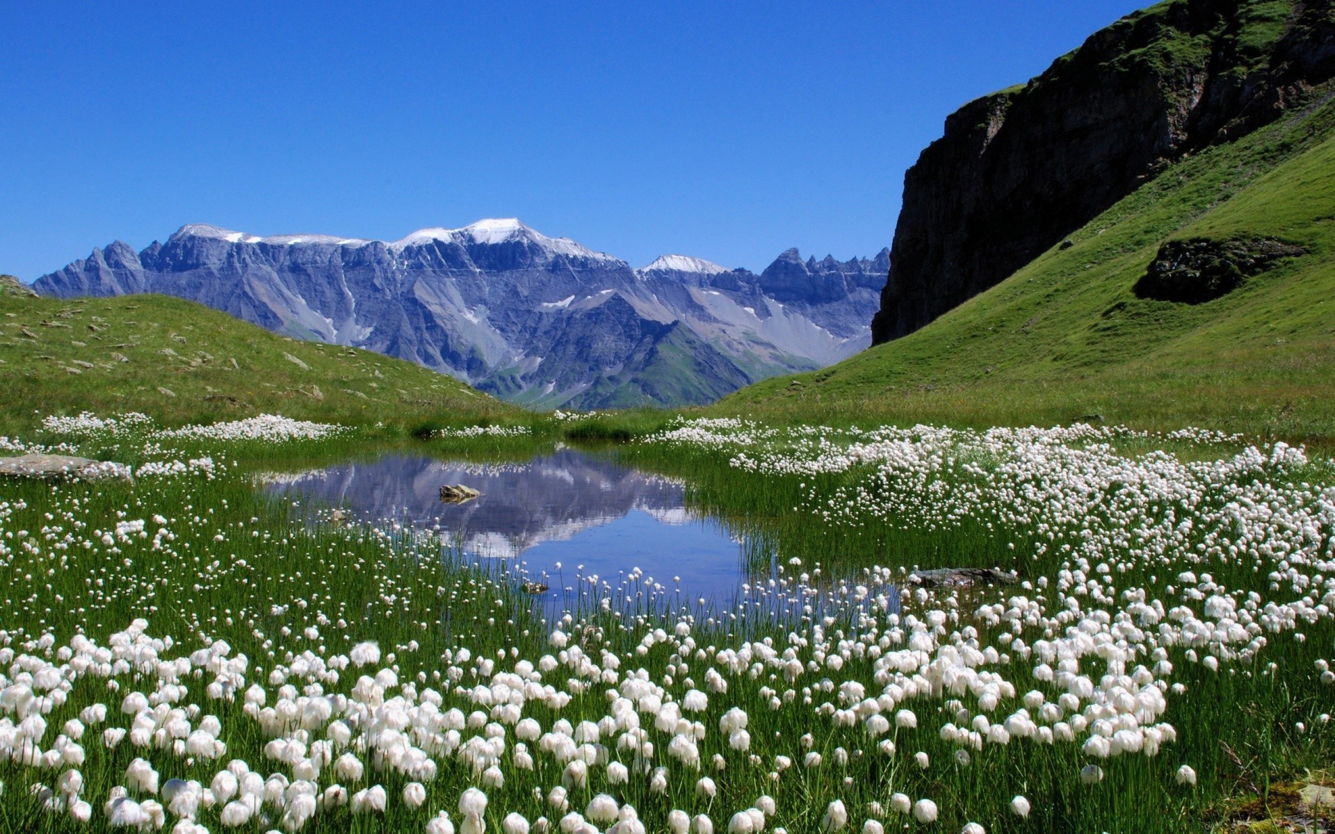 montagnes montagnes paysage vallée à l extérieur foin neige nature voyage scénique herbe colline ciel été