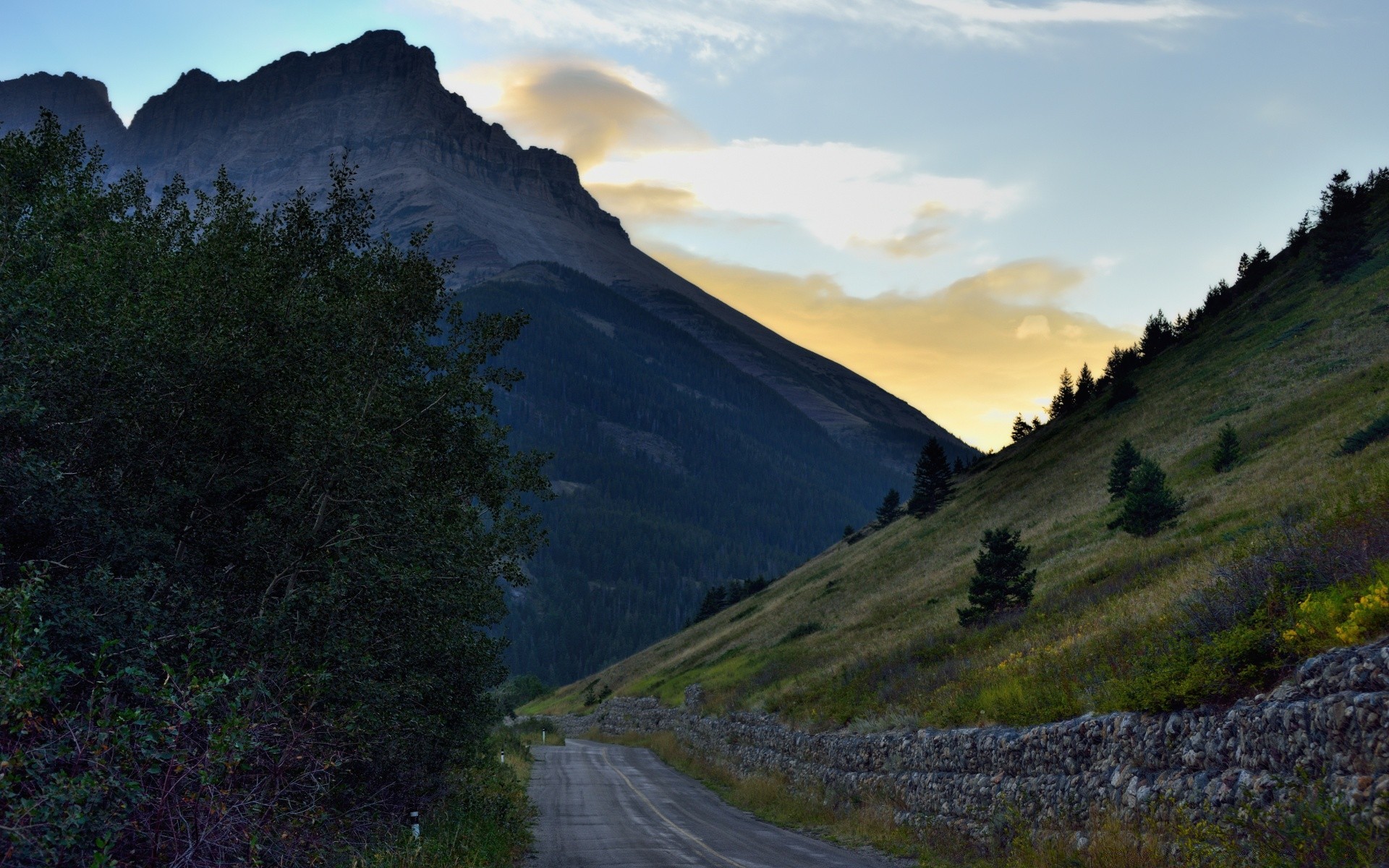 mountains mountain travel landscape sky outdoors nature scenic valley road daylight hill rock