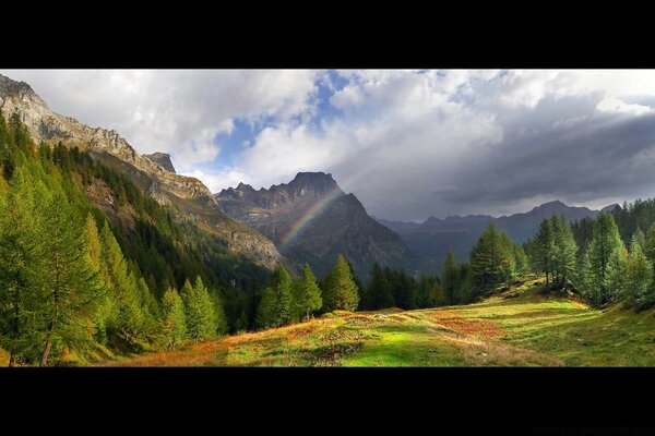 Den Gipfel des Berges erobern