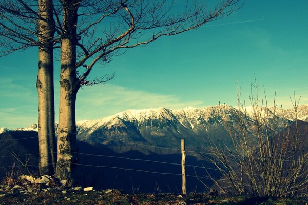 Dağlık arazide serin hava koşulları