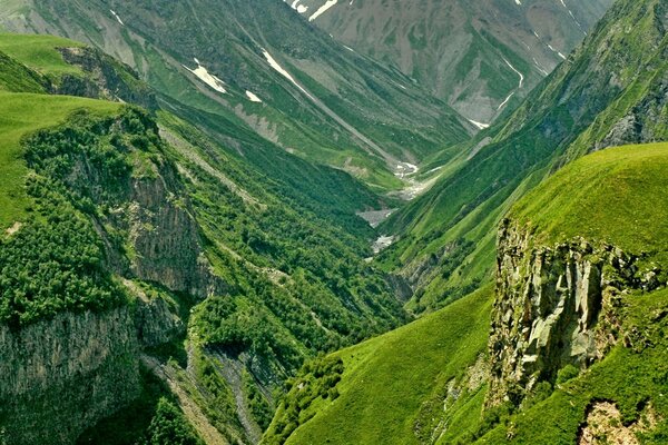 Nature. Voyage dans les montagnes. Été