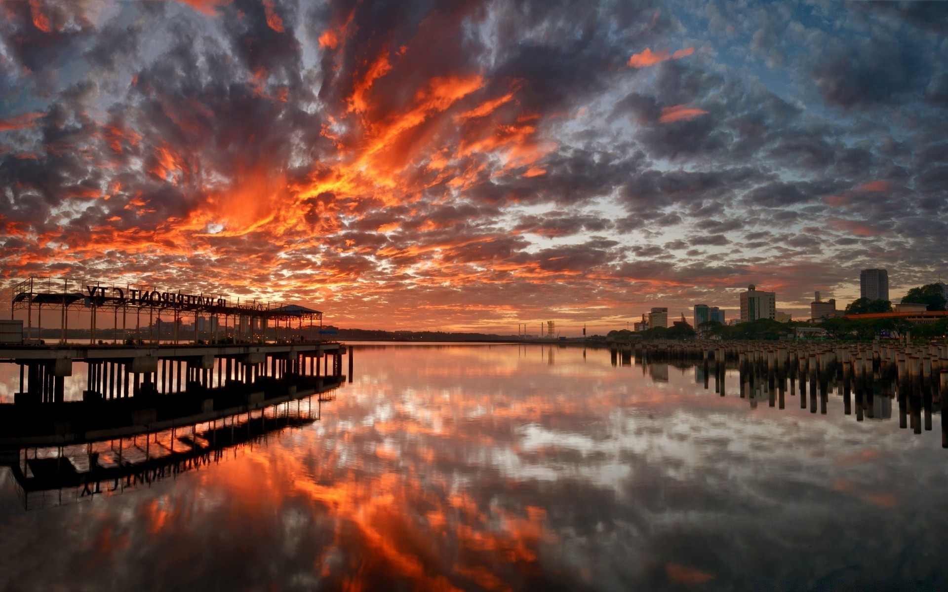 flüsse teiche und bäche teiche und bäche wasser sonnenuntergang reflexion dämmerung brücke fluss abend reisen see dämmerung landschaft