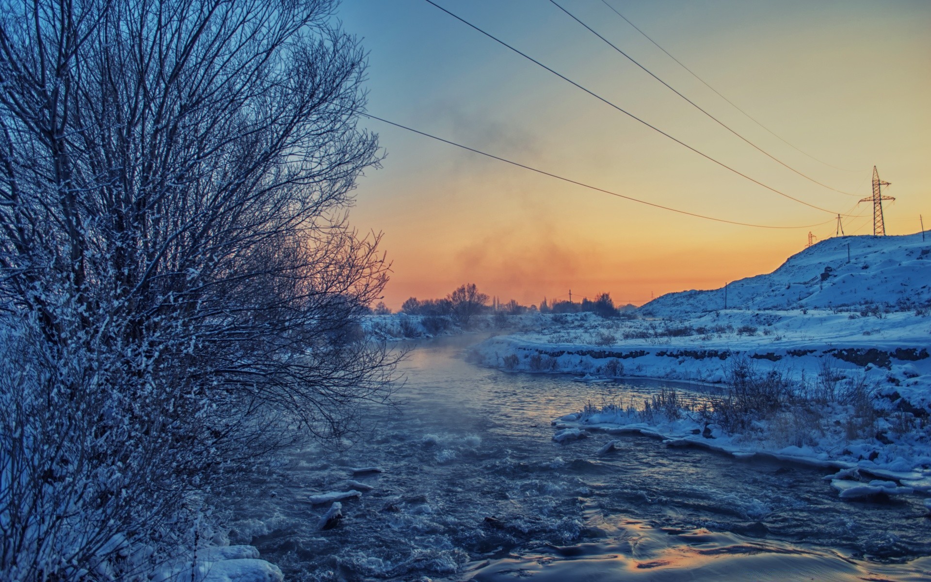 ríos estanques y arroyos estanques y arroyos invierno nieve paisaje naturaleza amanecer frío escarcha cielo hielo congelado al aire libre puesta del sol tiempo buen tiempo noche temporada anochecer agua luz