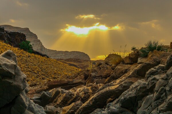 O sol queima as pedras da Terra