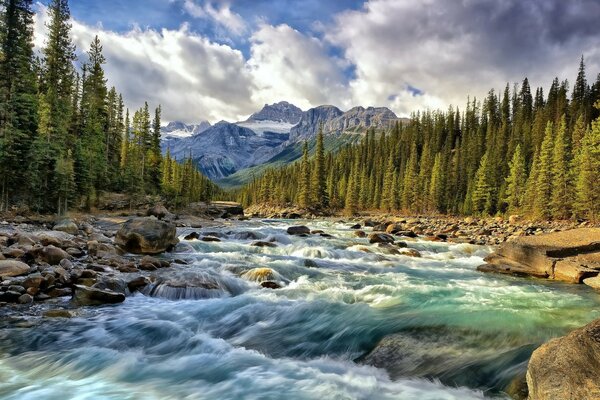 Mountain rivers are strong and fearless