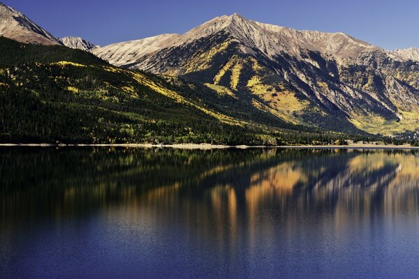 Lago en las montañas