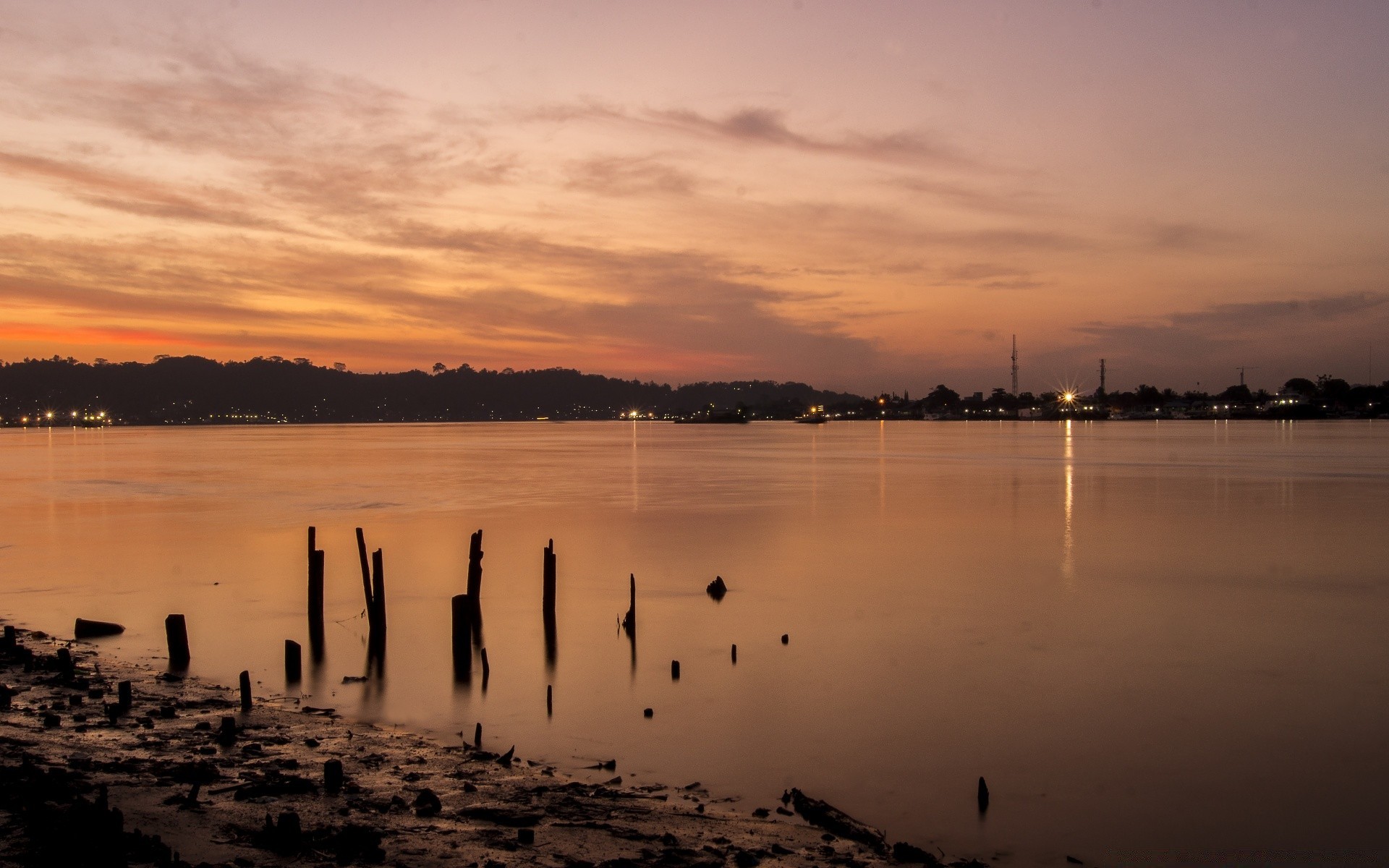 rivers ponds and streams water dawn sunset reflection lake river outdoors dusk evening sun