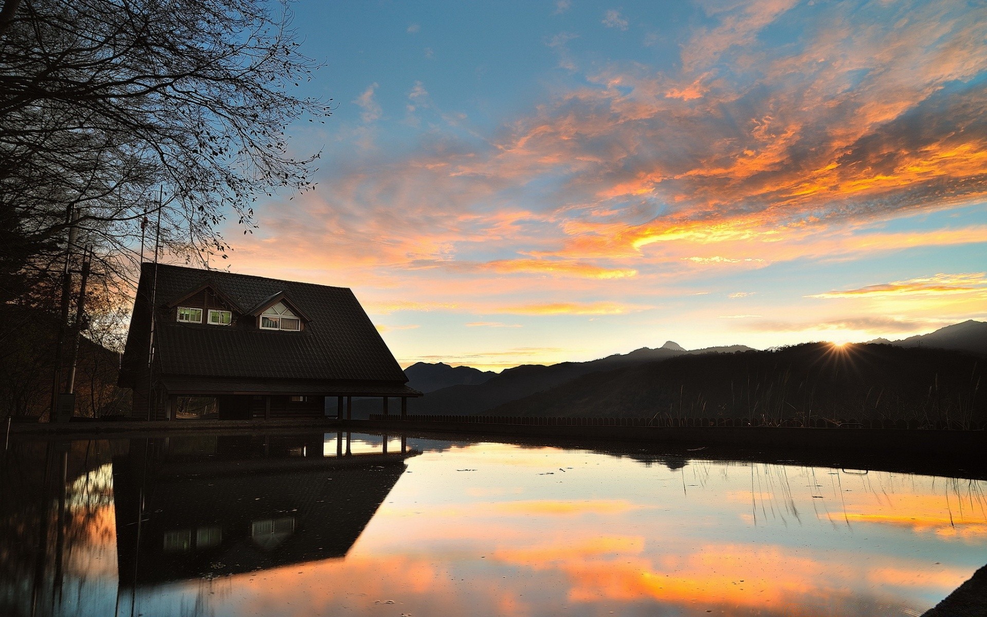 flüsse teiche und bäche teiche und bäche sonnenuntergang dämmerung abend dämmerung wasser reflexion im freien himmel landschaft see sonne reisen licht