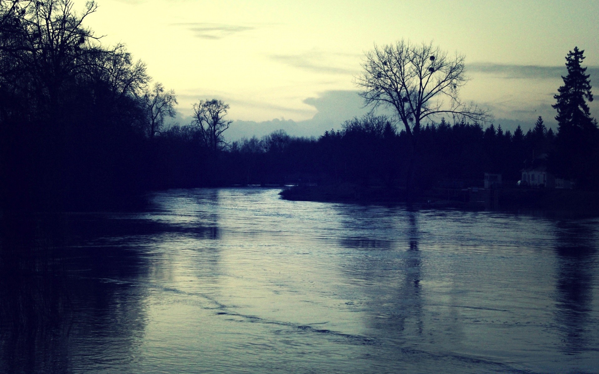 rivers ponds and streams water lake reflection landscape tree river dawn sunset nature evening outdoors sky fog light placid silhouette