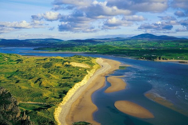 Inishowen trawbreaga Bay cinco dedos playa