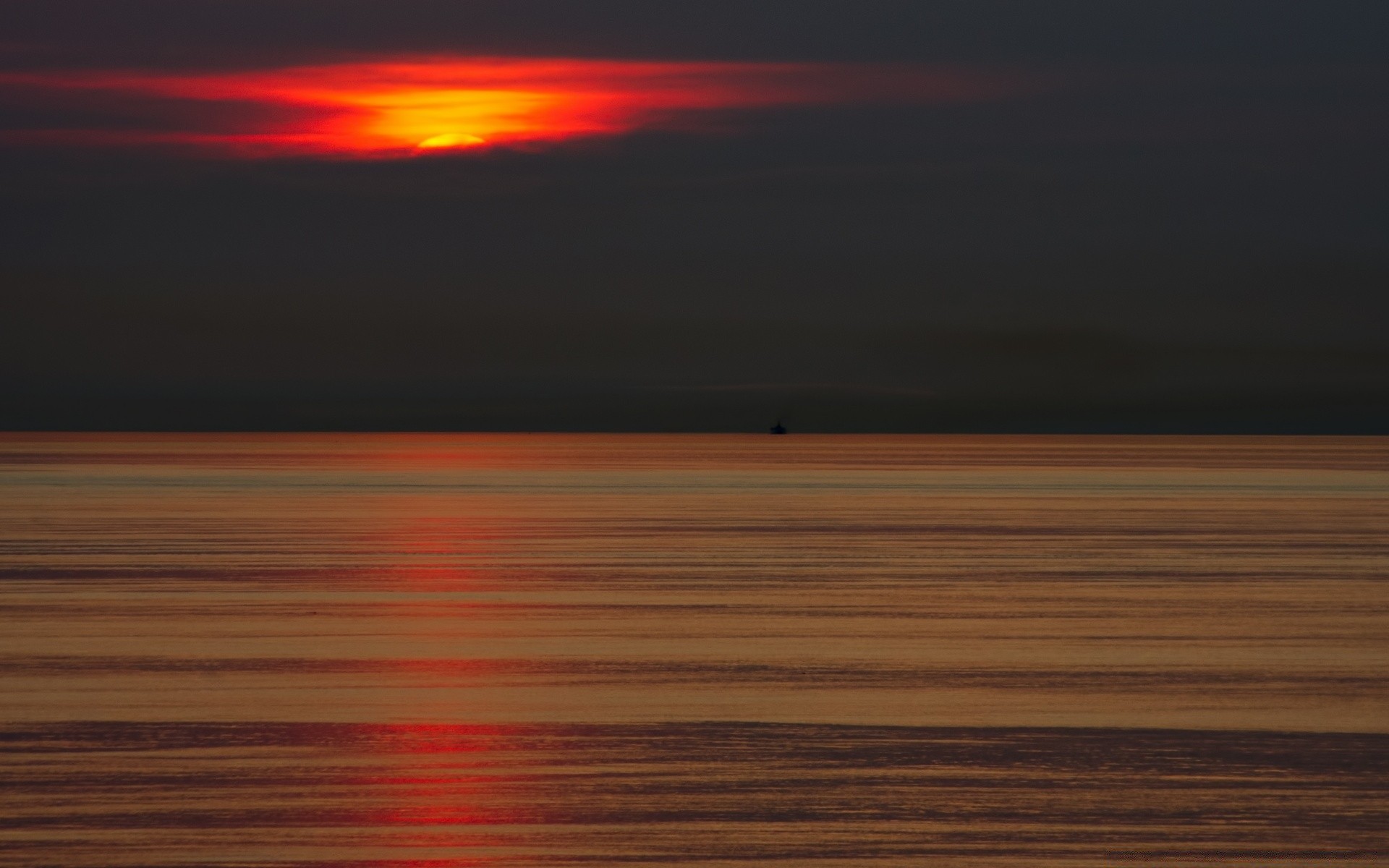 céu pôr do sol abstrato água borrão noite lago