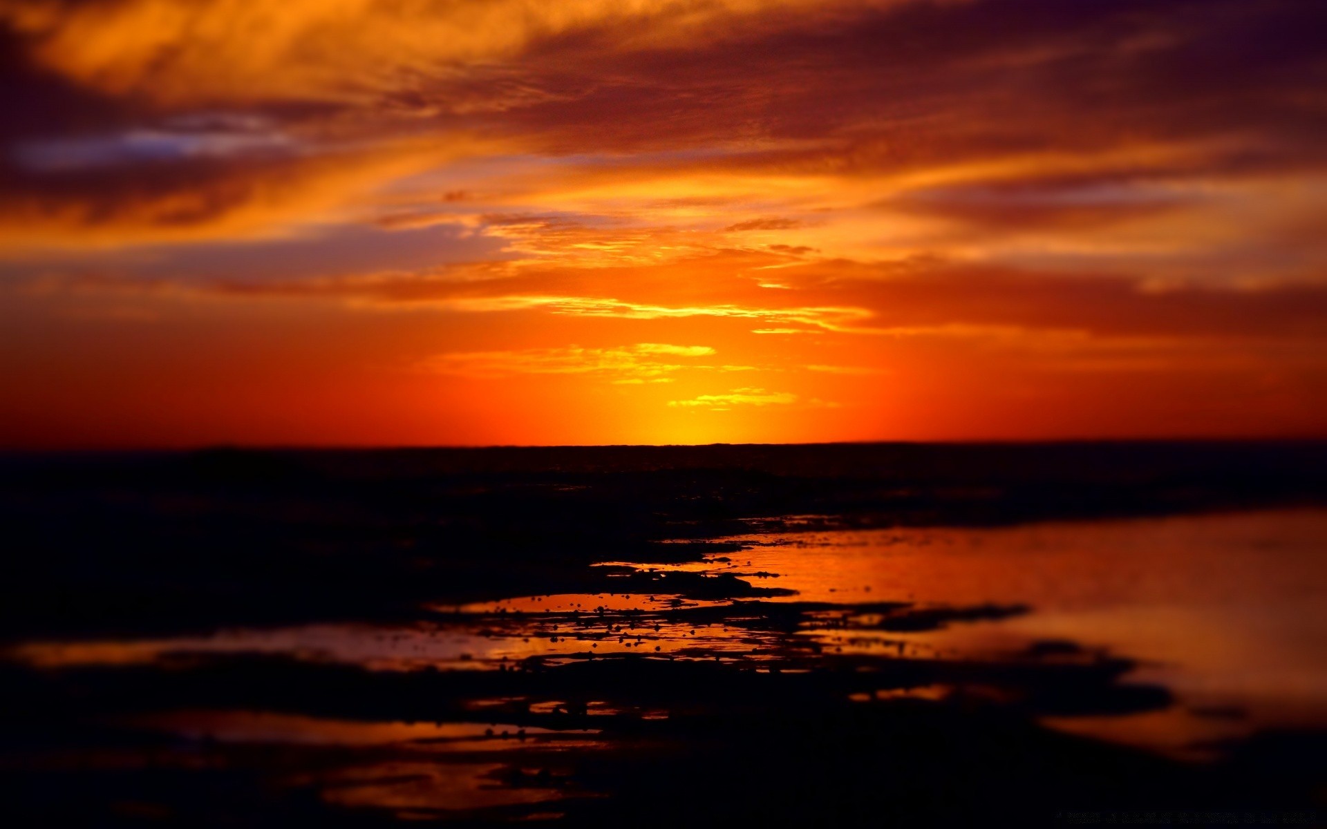 ciel coucher de soleil aube crépuscule eau soir soleil ciel plage mer réflexion nature