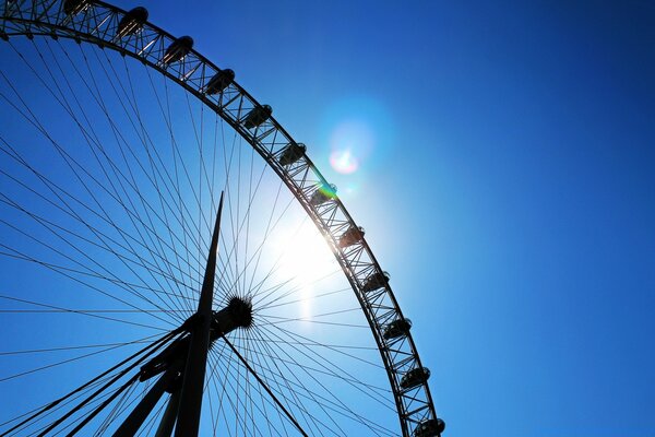 Ciel grande roue et la terre