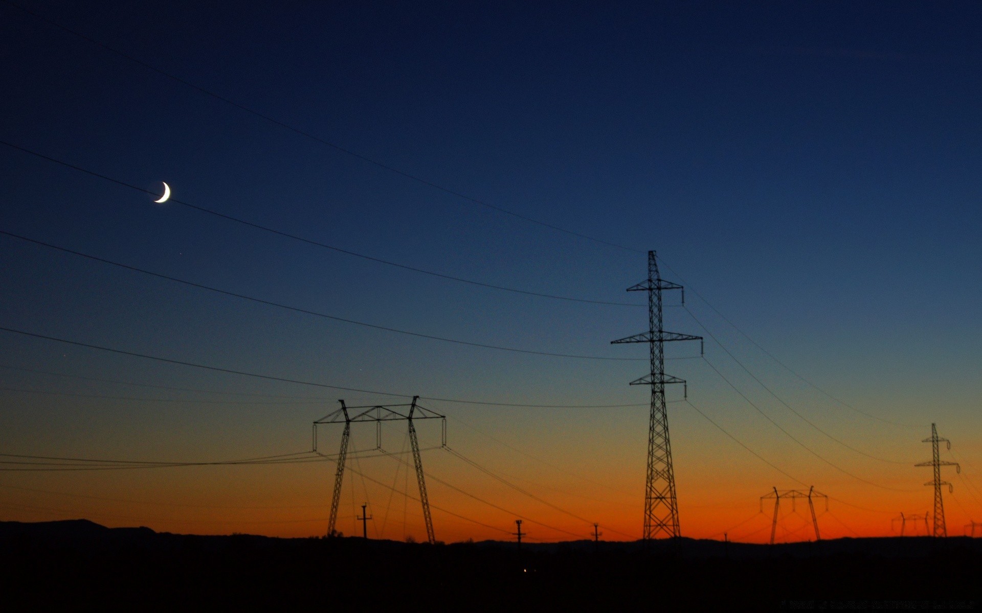 the sky electricity voltage power wire energy sky supply tower silhouette industry distribution sunset technology pylon alternative generator environment transmission volt