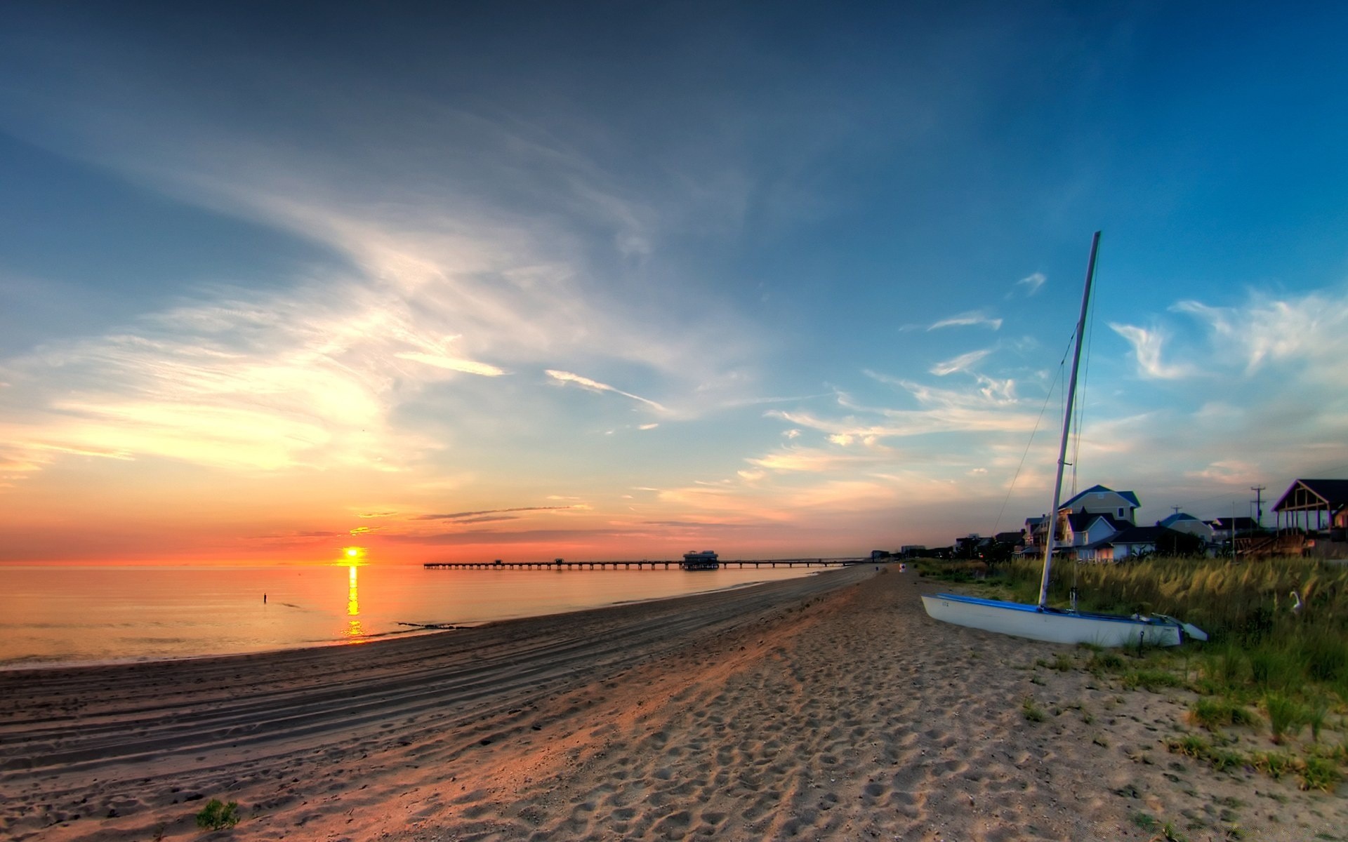 the sky sunset sun beach landscape dawn sky water evening sea ocean nature dusk travel sand seashore fair weather summer