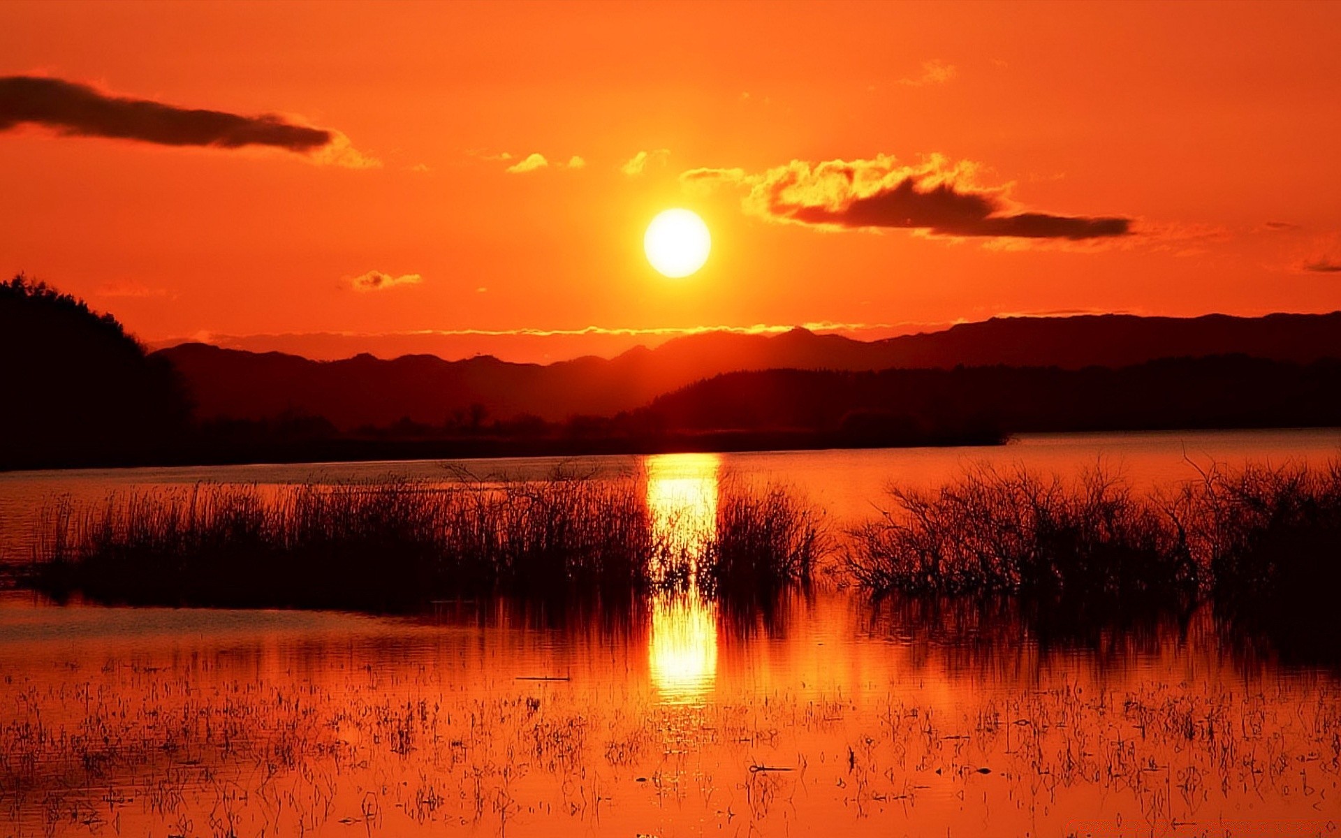 céu pôr do sol amanhecer água noite crepúsculo reflexão lago sol céu natureza paisagem