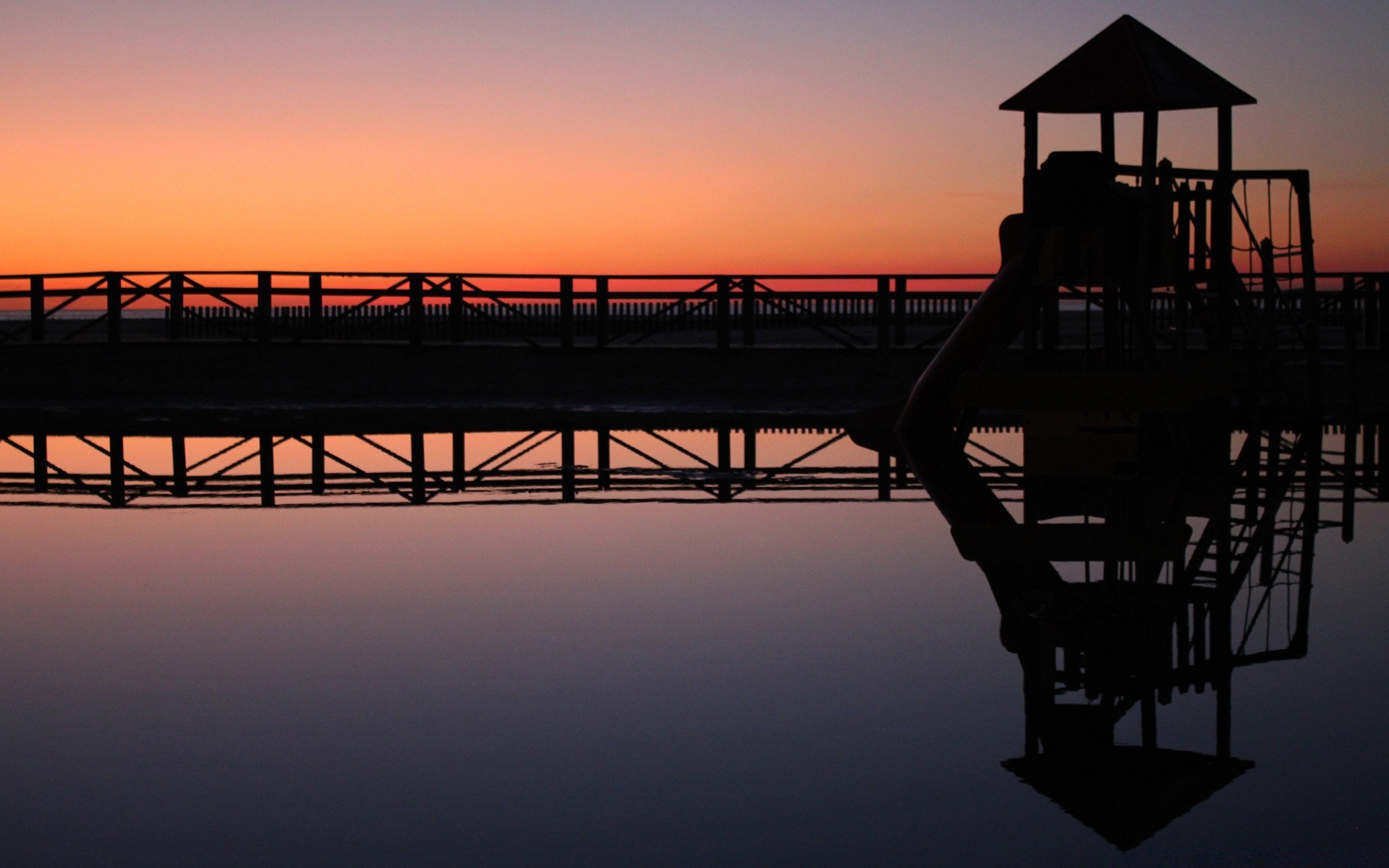 cielo tramonto ponte sagoma alba cielo acqua sera mare viaggi molo crepuscolo spiaggia