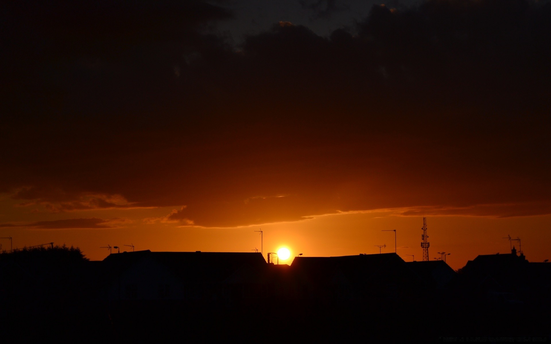 ciel coucher de soleil soir aube crépuscule rétro-éclairé lumière silhouette paysage ciel soleil