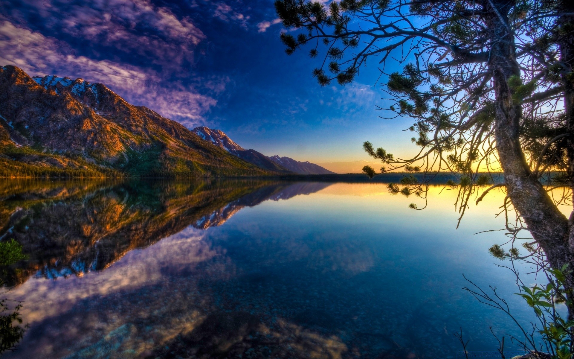 see wasser landschaft himmel natur reisen im freien landschaftlich baum sonnenuntergang reflexion berge abend meer dämmerung tageslicht meer dämmerung