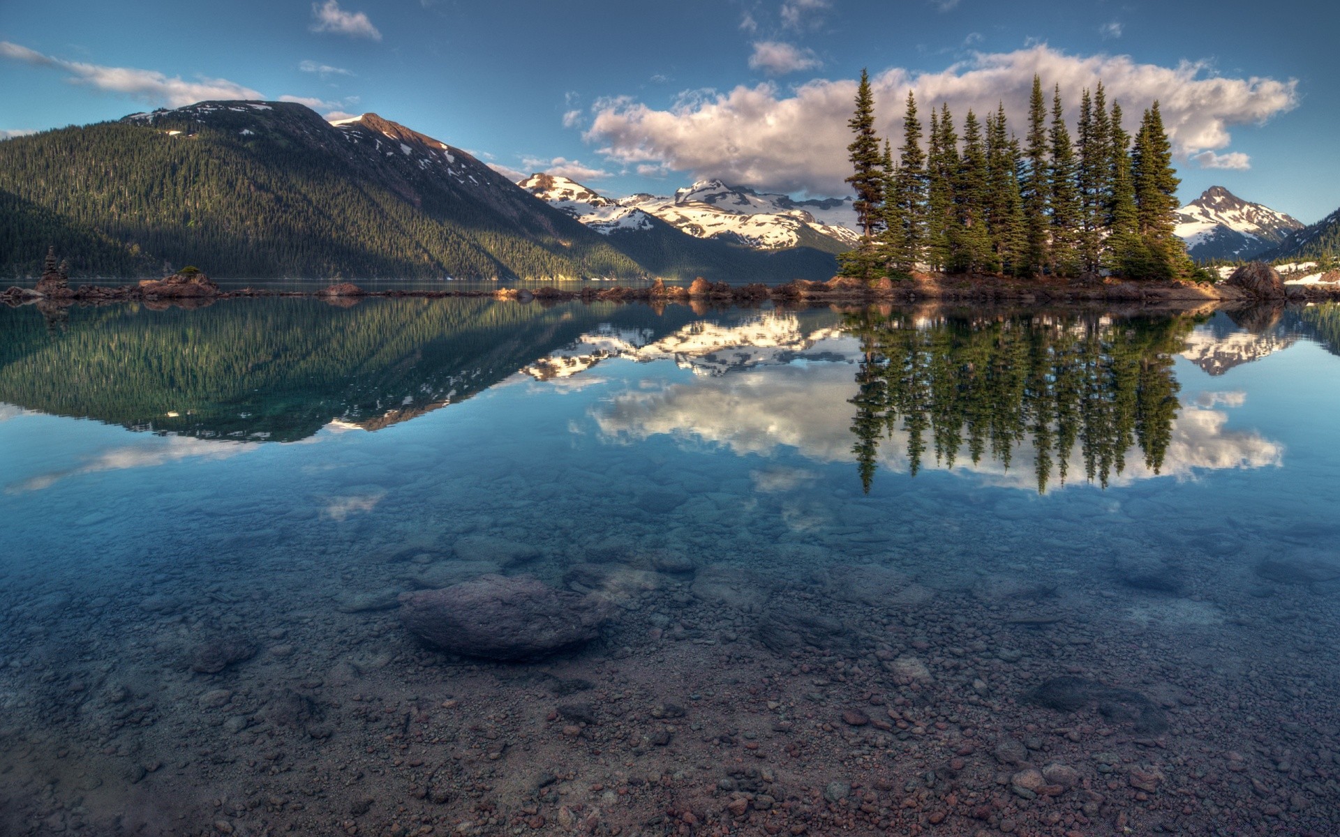 lake water reflection landscape mountain travel scenic sky nature seashore outdoors snow daylight tree