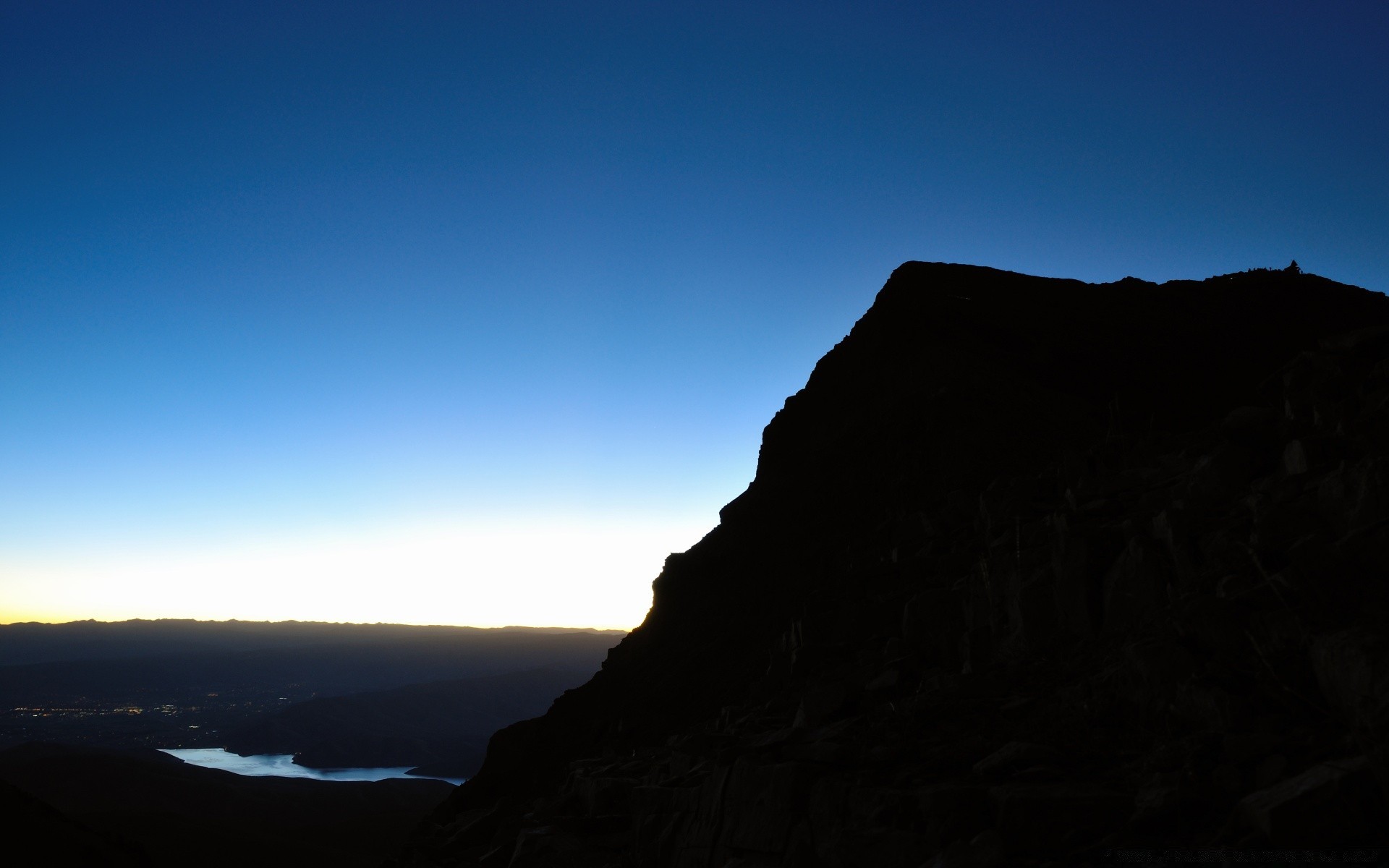 the sky sunset mountain sky landscape dawn travel outdoors dusk evening moon nature water light sun backlit