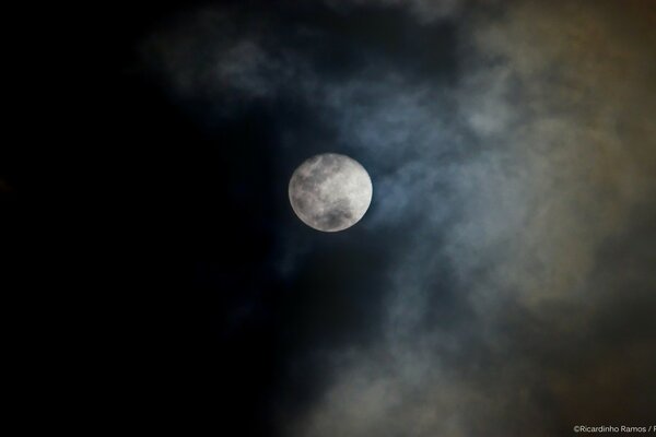 Eclipse en el Escritorio. Cielo nocturno