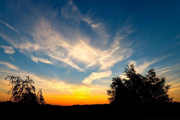 Morning sky before dawn