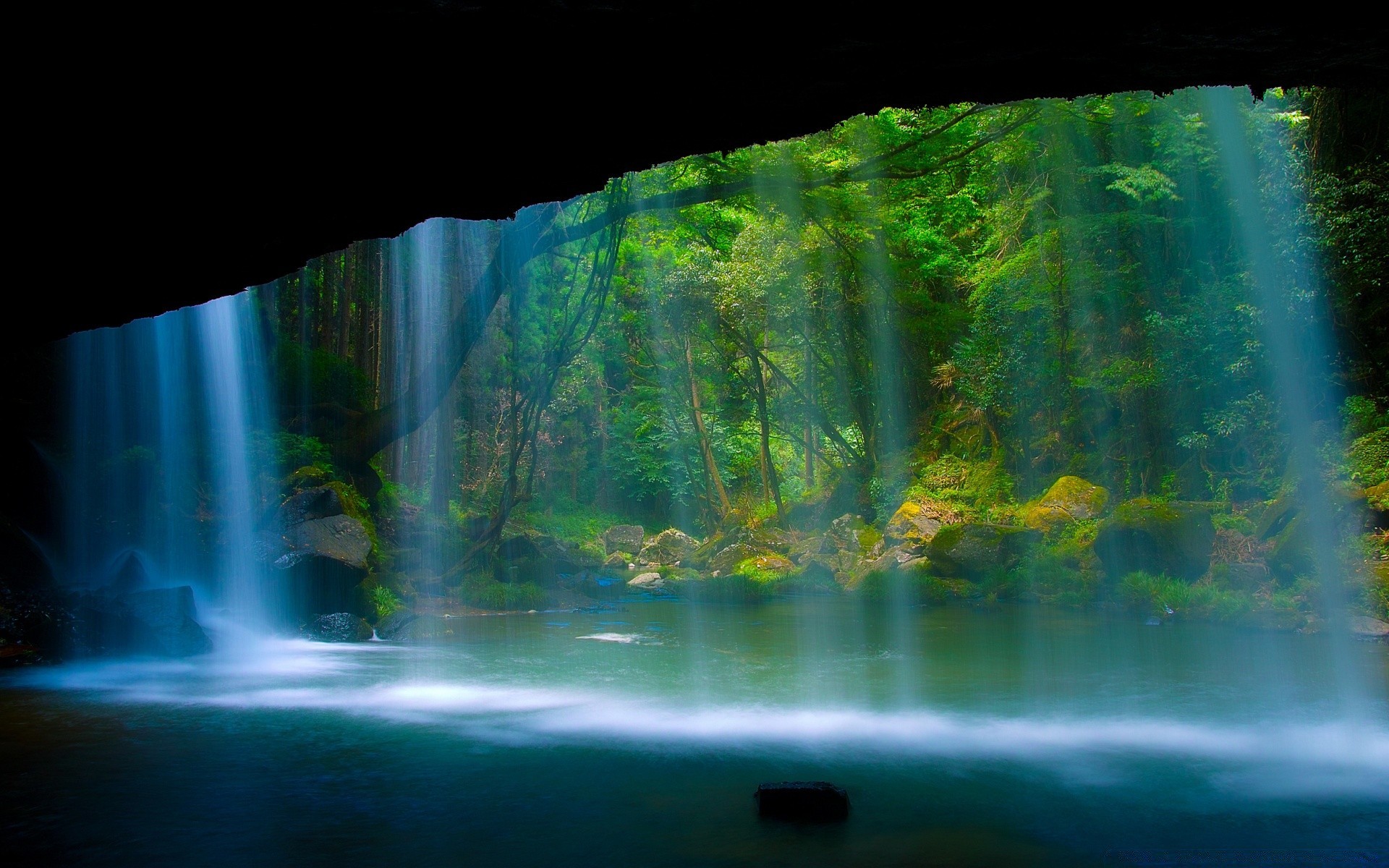 cascades eau nature voyage été paysage cascade à l extérieur lumineux splash soleil