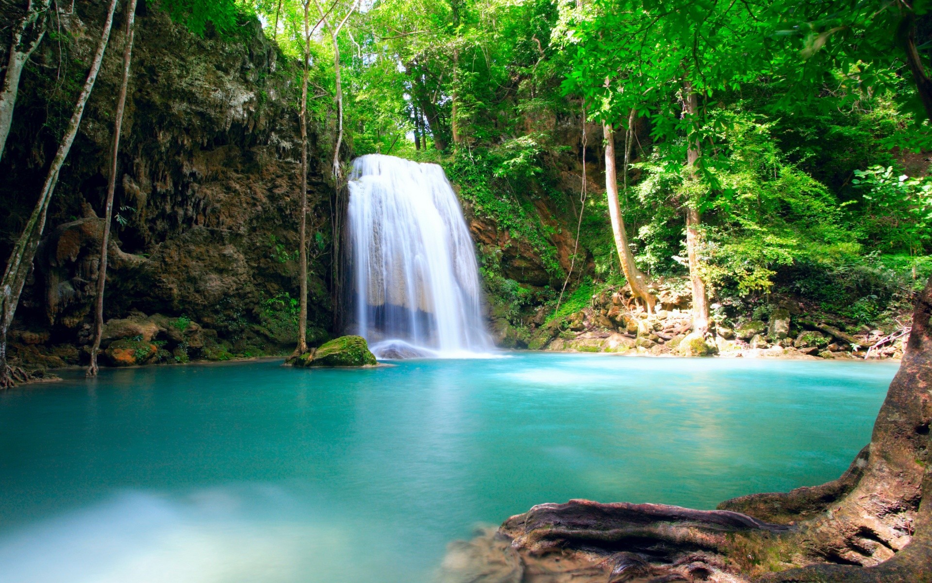 waterfalls water waterfall tropical nature travel wood stream rock landscape paradise river creek summer tree cascade motion outdoors leaf splash