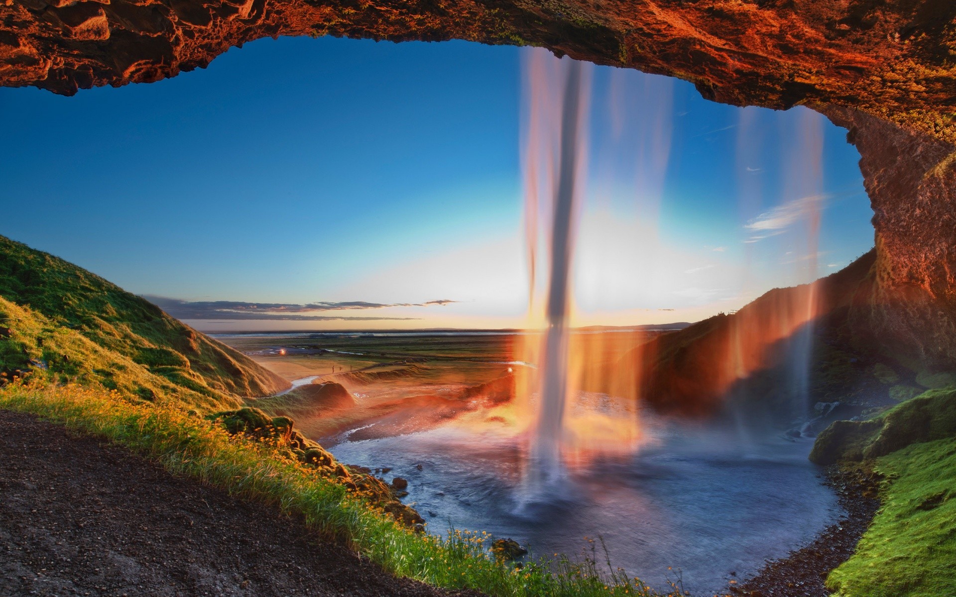 wasserfälle wasser reisen natur landschaft sonnenuntergang im freien himmel fluss morgendämmerung rock berge herbst see holz