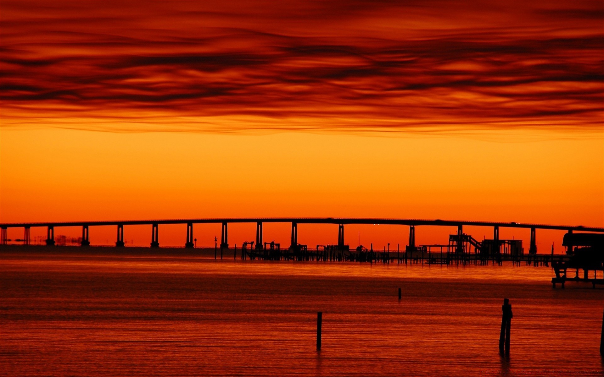 cielo puesta de sol amanecer silueta mar crepúsculo sol cielo agua noche océano muelle playa puente naturaleza paisaje luz