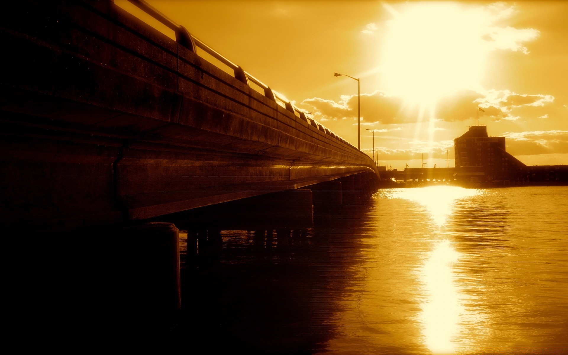 céu pôr do sol água amanhecer noite crepúsculo ponte luz sol viagens praia arquitetura céu mar cidade oceano paisagem