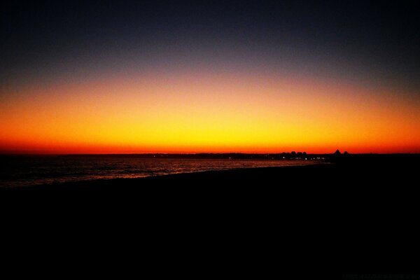 Belle photo de coucher de soleil pour le papier peint