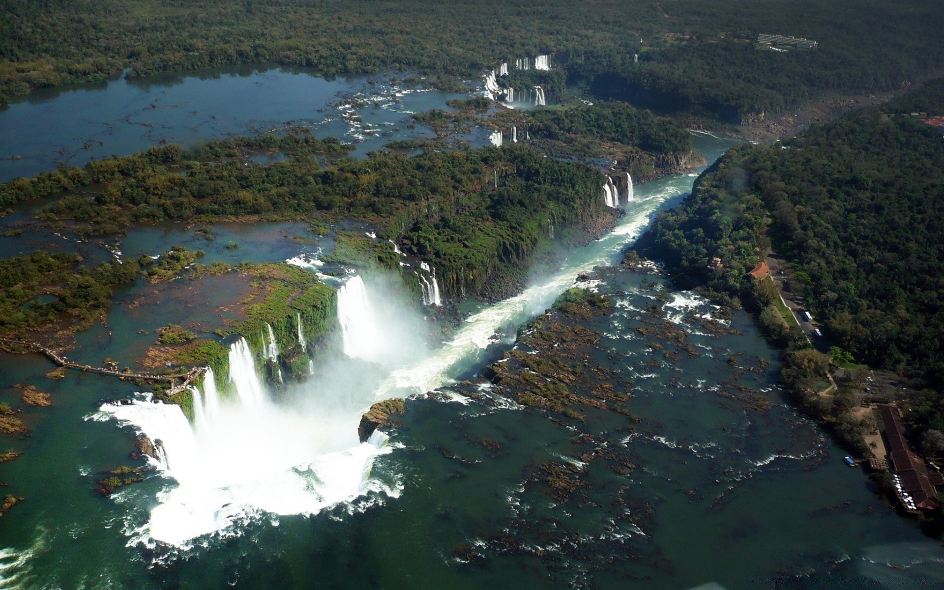 waterfalls water landscape river waterfall travel outdoors mist nature rainbow environment