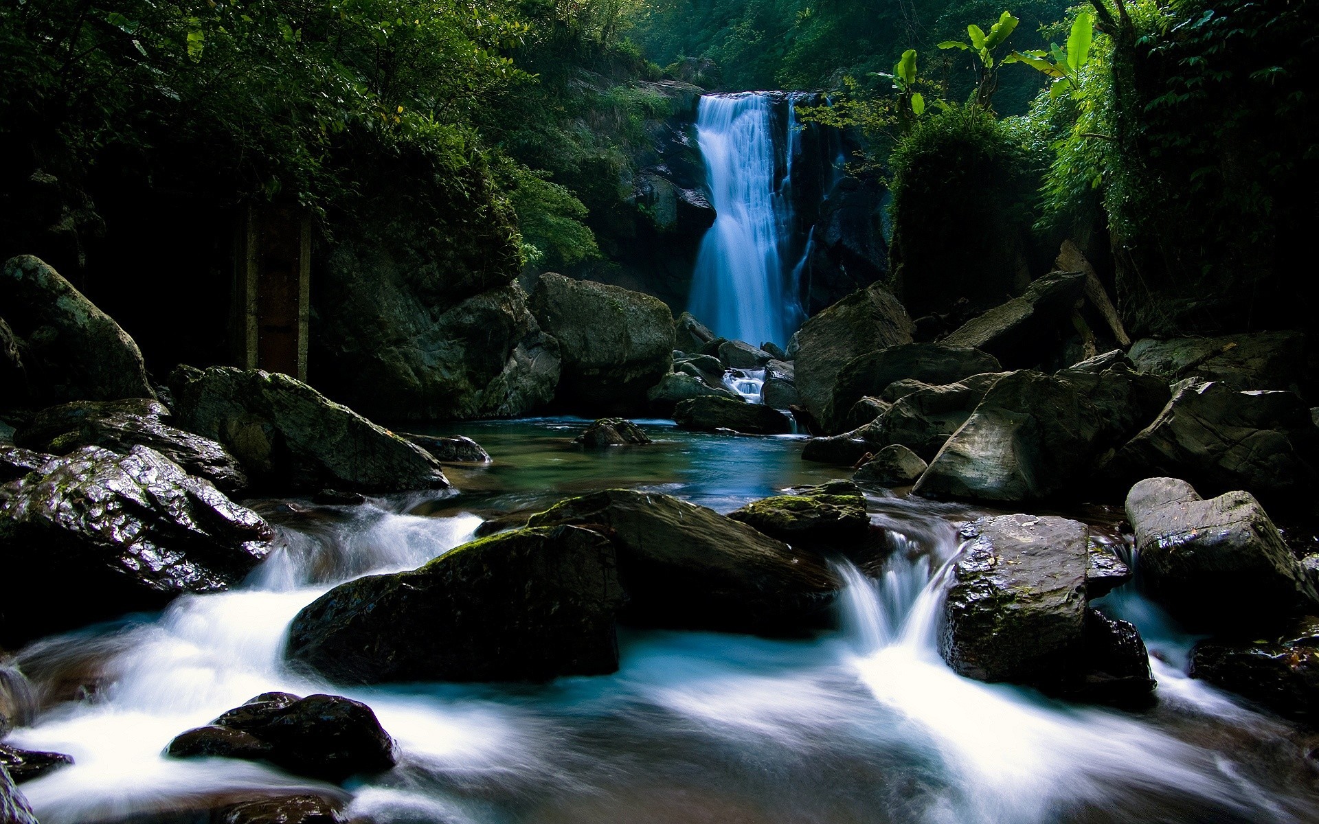 waterfalls waterfall water river stream cascade creek rock motion wood nature purity fall rapids travel moss outdoors photograph flow leaf