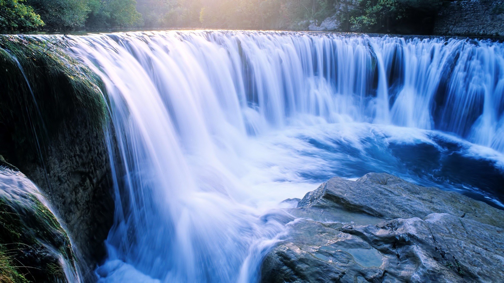 waterfalls waterfall water river cascade stream motion nature flow splash wet fall landscape creek wood photograph outdoors purity rock travel