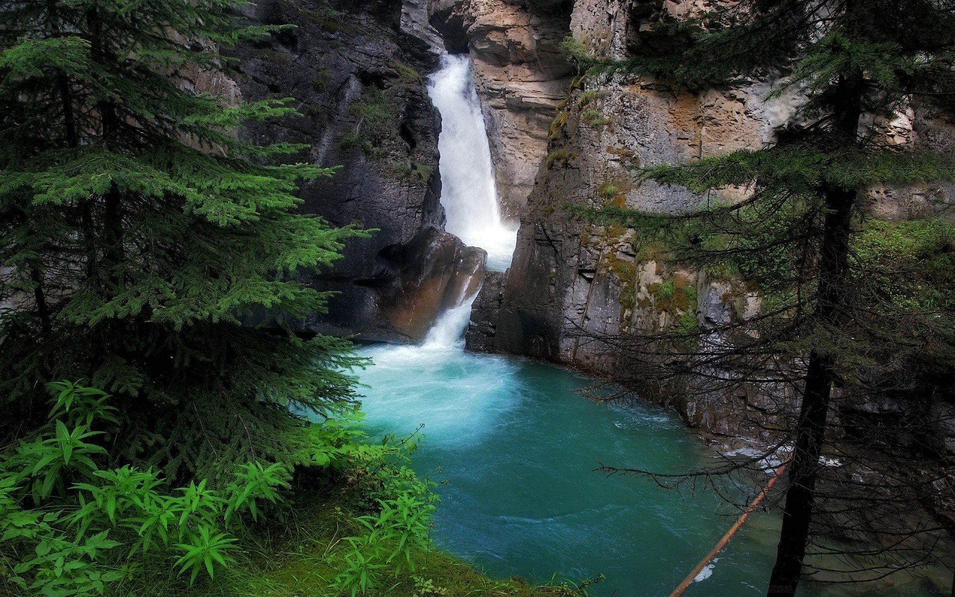 cascadas agua cascada río corriente viajes naturaleza madera al aire libre paisaje roca árbol montaña cascada pureza otoño parque escénico