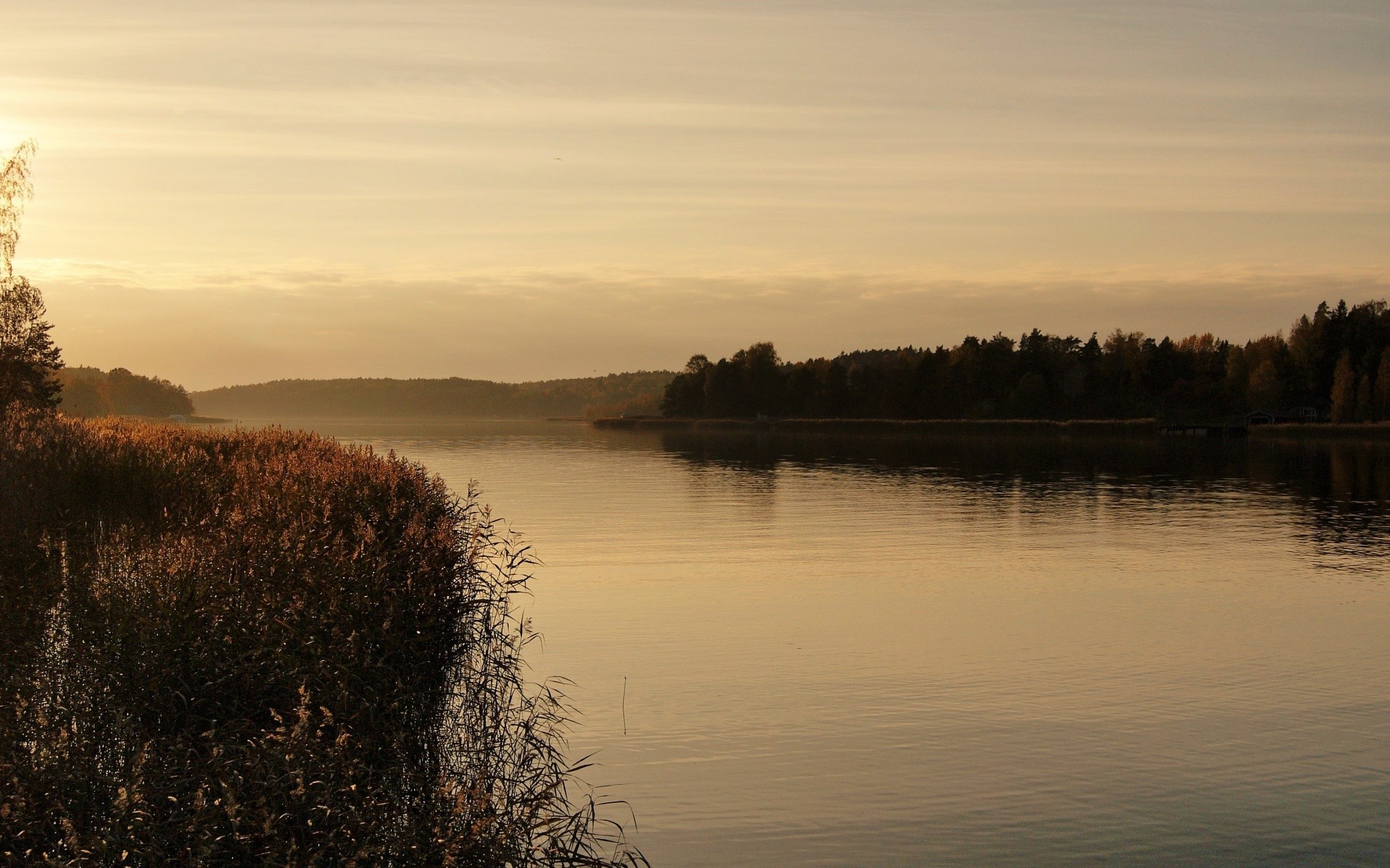 autunno lago alba tramonto acqua paesaggio riflessione fiume albero natura sera cielo nebbia autunno all aperto sole crepuscolo