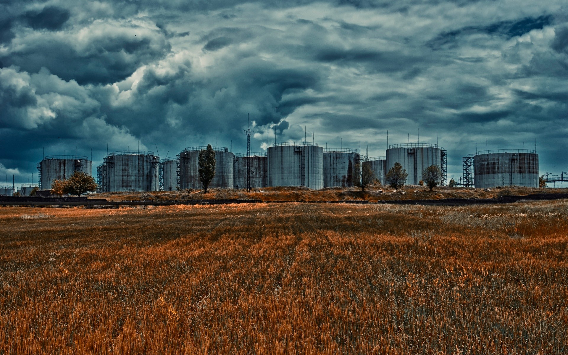 otoño cielo puesta del sol silo viajes al aire libre naturaleza paisaje industria amanecer agricultura arquitectura