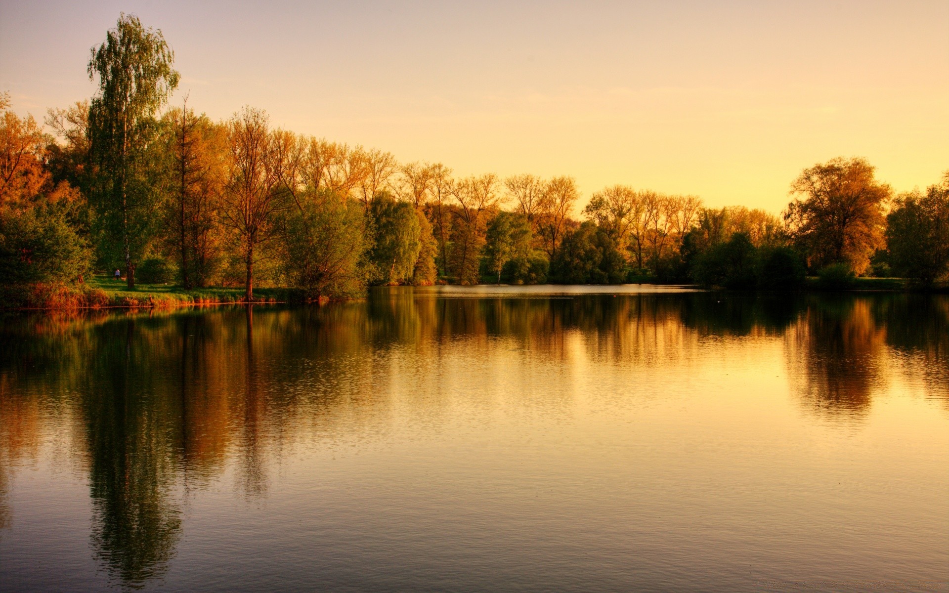 herbst reflexion see dämmerung wasser fluss sonnenuntergang baum landschaft herbst natur abend pool plesid im freien himmel gelassenheit sonne holz