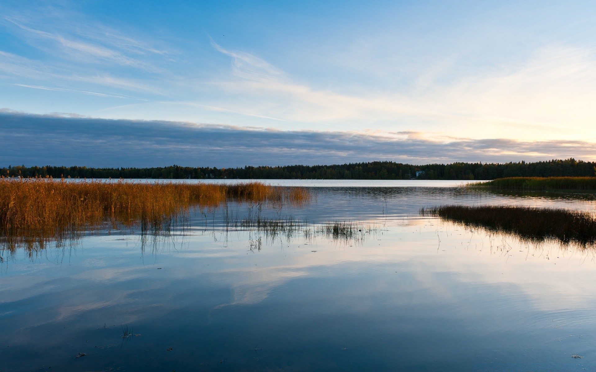 autumn water lake reflection landscape dawn river outdoors tree nature sunset sky