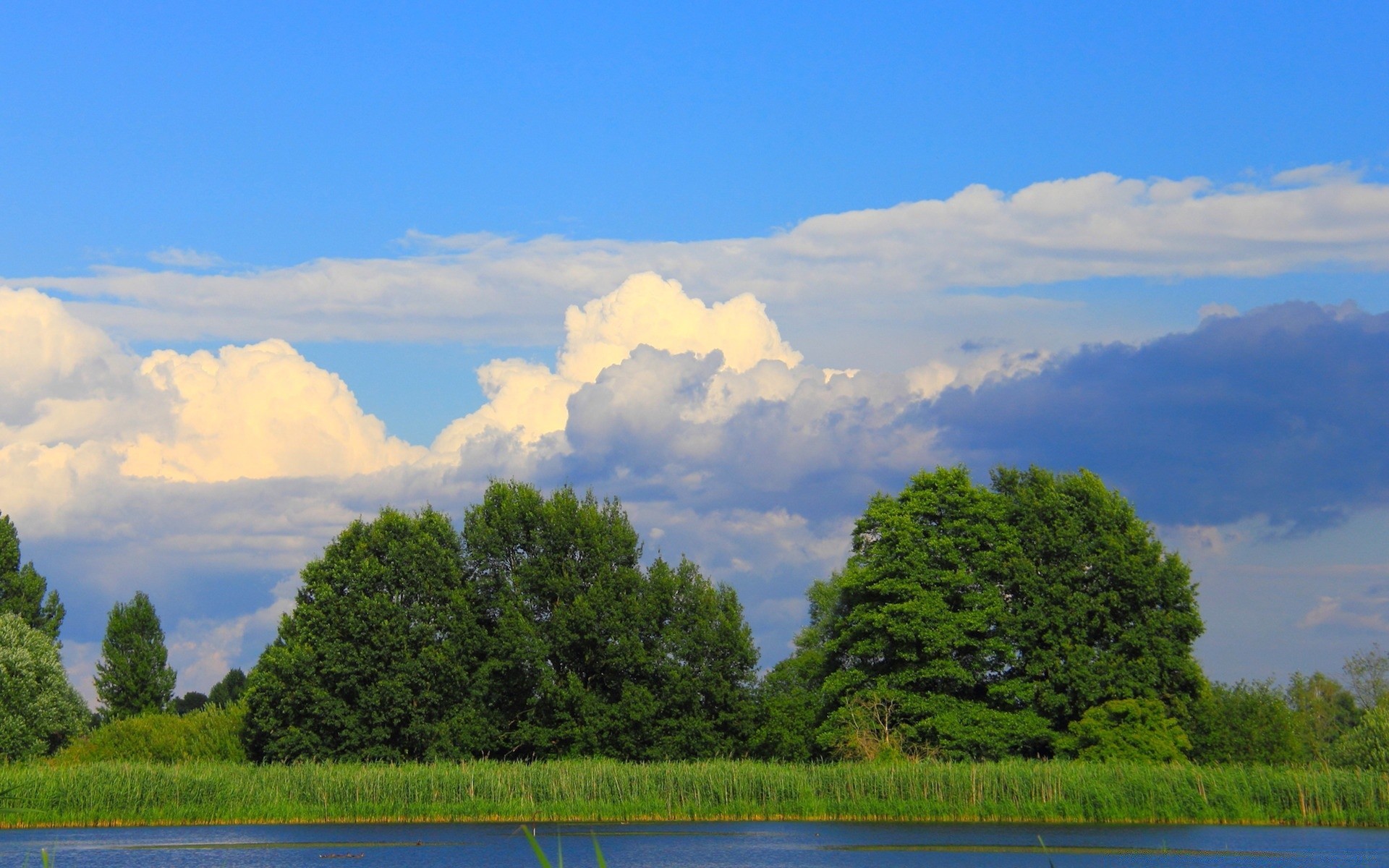 lake landscape tree nature sky summer outdoors rural wood scenic countryside grass field daylight cloud idyllic fair weather agriculture sun