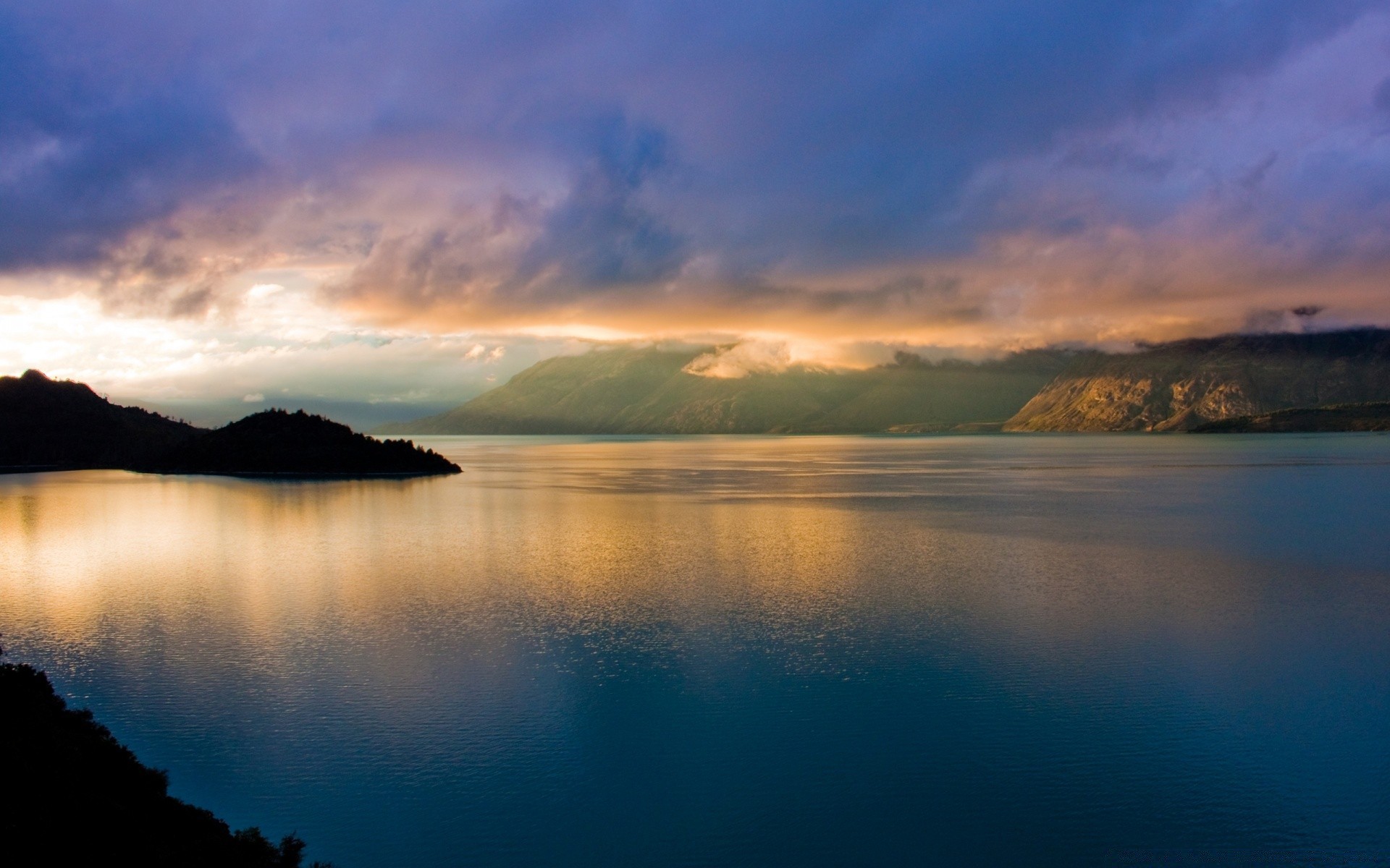 laghi tramonto acqua alba sera paesaggio crepuscolo riflessione cielo natura sole