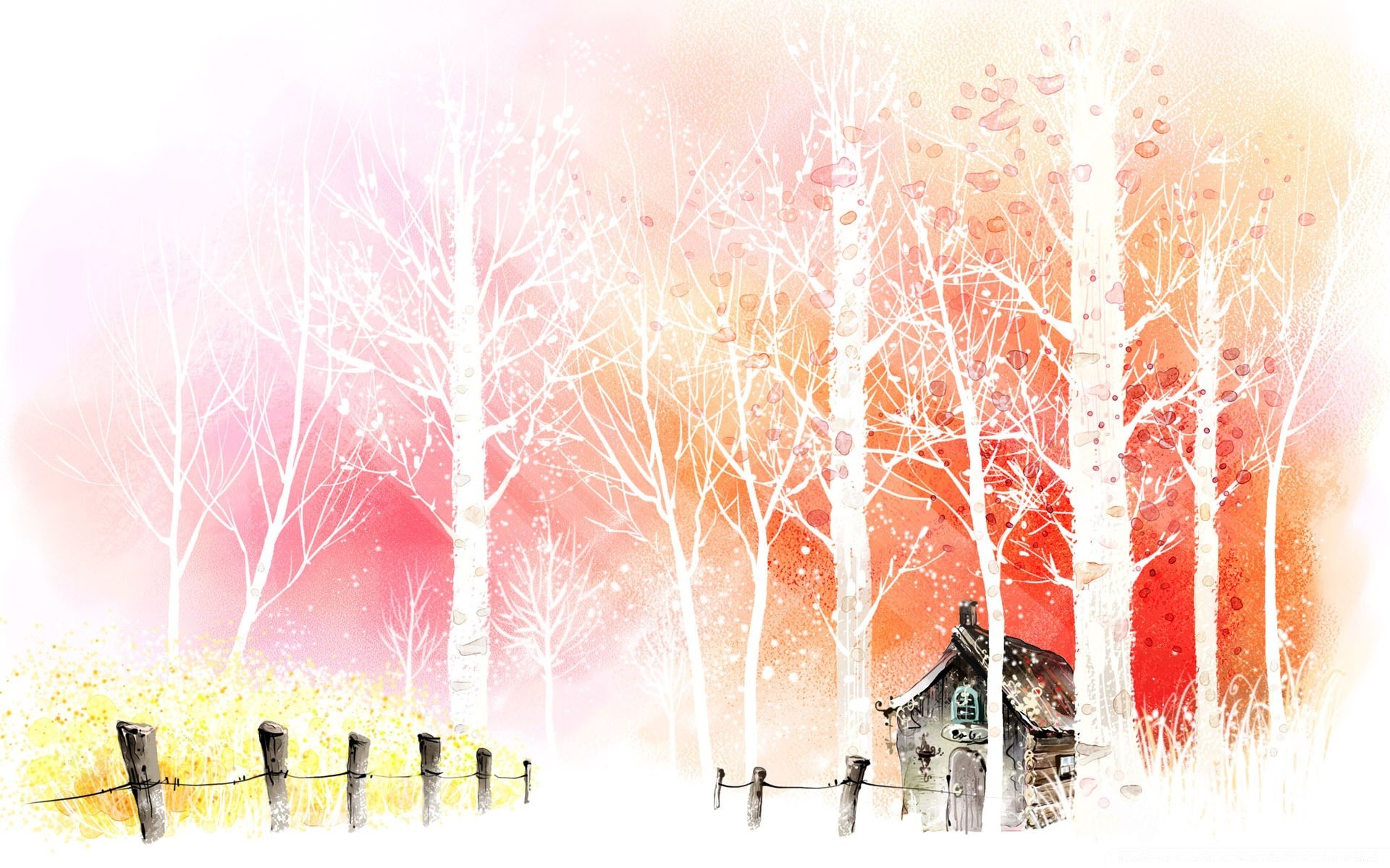 autunno inverno gelo luminoso neve freddo desktop natura stagione graphic design