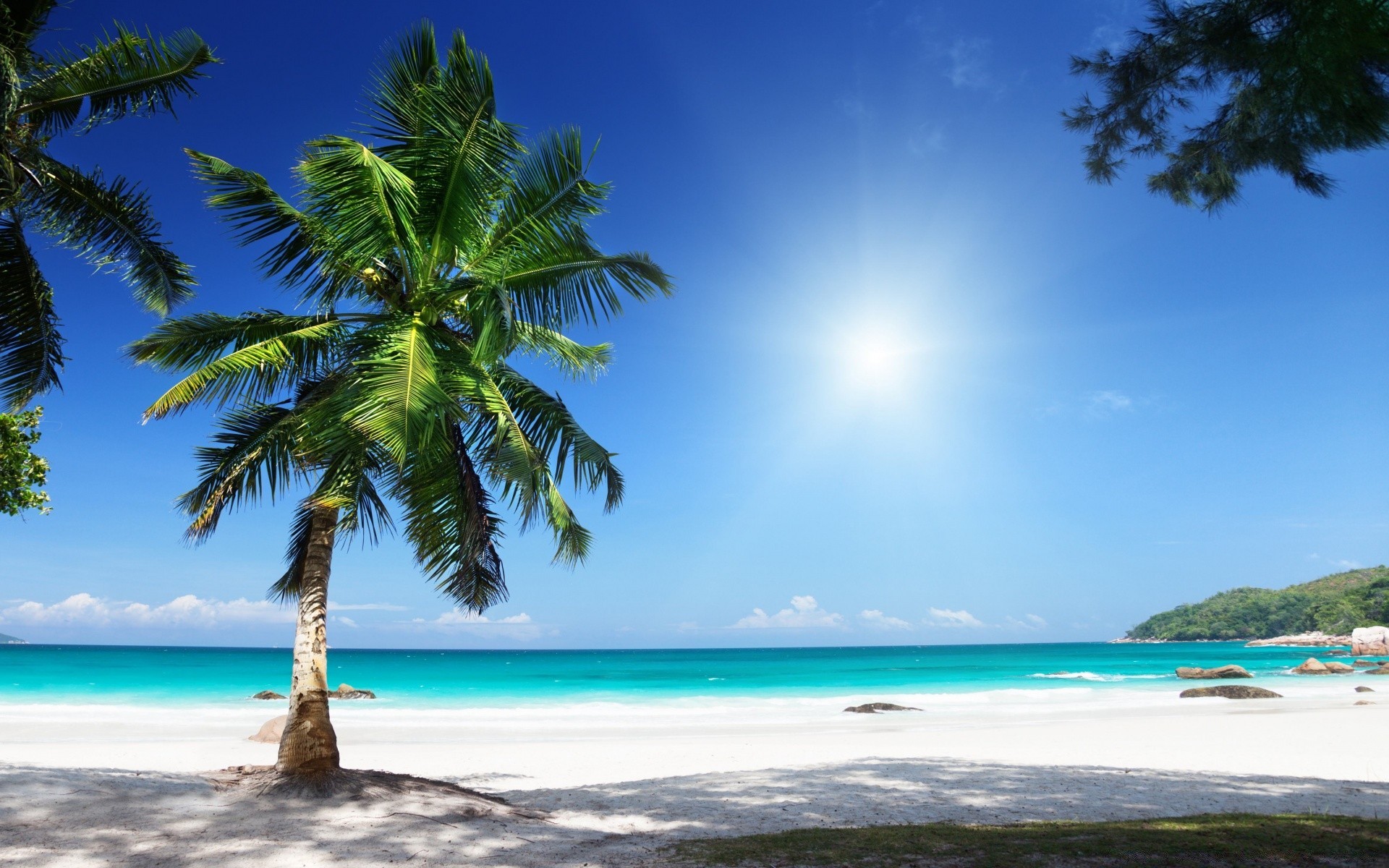 summer tropical beach sand island water seashore sun seascape idyllic travel exotic ocean paradise vacation turquoise lagoon relaxation fair weather