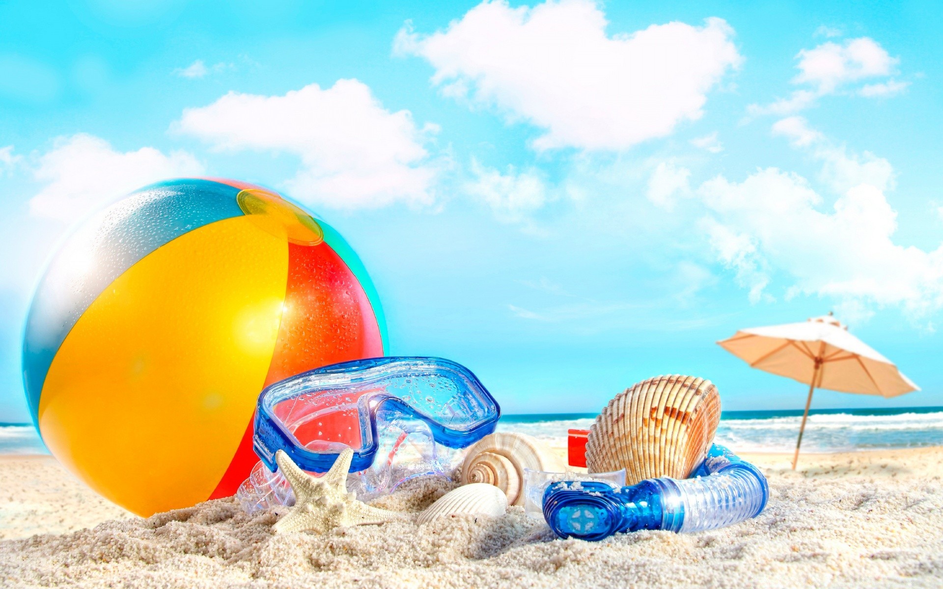 summer sand vacation sky beach travel toy nature sun sea ocean fair weather water leisure seashore fun color